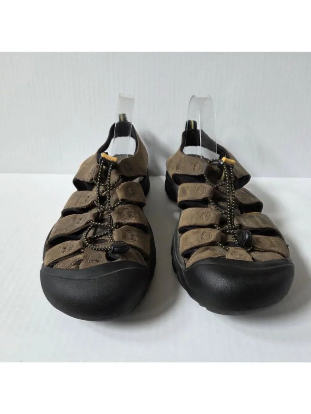 Keen Sandals Mens 11.5 Brown Leather Newport Hiking Trail Shoes Waterproof